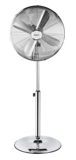 Ανεμιστήρας από inox με βάση ZILAN ZLN-1112 - 50W, 3 ταχύτητες, αυτόματη περιστροφή, ρυθμιζόμενο ύψος 88-120cm