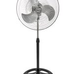Ανεμιστήρας με βάση FLORIA 3840 - 3 σε 1 δάπεδο/ γραφείο/ τοίχο - 55W, 3 ταχύτητες, διάμετρος 45cm, μαύρο-γκρι