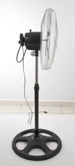 Ανεμιστήρας με βάση FLORIA 3840 - 3 σε 1 δάπεδο/ γραφείο/ τοίχο - 55W, 3 ταχύτητες, διάμετρος 45cm, μαύρο-γκρι - Image 2