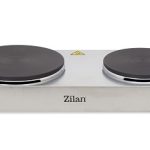 Ηλεκτρική εστία ZILAN ZLN-0542 από ανοξείδωτο χάλυβα - 2 μάτια, 2250W, ρυθμιζόμενος θερμοστάτης
