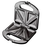Τοστιέρα Floria ZLN-4305 750W - αντικολλητικές τριγωνικές πλάκες, συμπαγής σχεδιασμός, λευκό