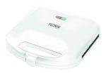 Τοστιέρα Floria ZLN-4305 750W - αντικολλητικές τριγωνικές πλάκες, συμπαγής σχεδιασμός, λευκό - Image 2