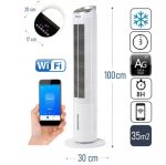 Έξυπνος ανεμιστήρας πύργος WiFi Zilan ZLN-1010 με ψύξη νερού - 60W, χρονοδιακόπτης 8h, περιστροφή 55°, 3 ταχύτητες, έλεγχος από κινητό - Image 3