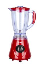 Ηλεκτρικό μπλέντερ Floria ZLN-7917, κόκκινο - 300W, 1.6L, λεπίδες inox, 3 ταχύτητες