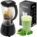 Μπλέντερ FLORIA ZLN-3080, 300W, 1.5L - 3 ταχύτητες, λειτουργία παλμού, λεπίδες από ανοξείδωτο ατσάλι - Image 6