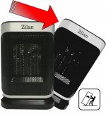 Κεραμικό Αερόθερμο Zilan ZLN2014 - 1500W, 2 Βαθμίδες Θέρμανσης, Ασφάλεια Πτώσης, Συμπαγής Σχεδιασμός - Image 5