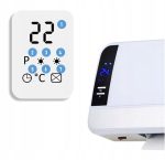 Αερόθερμο τοίχου Zilan ZLN2090, 2000W, οθόνη LED, τηλεχειριστήριο, προγραμματιζόμενο 12h - Image 4