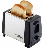 Φρυγανιέρα Floria ZLN1840 - 2 φέτες, 700W, 7 επίπεδα ψησίματος, σχεδιασμός inox/ μαύρο - Image 6