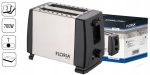 Φρυγανιέρα Floria ZLN1840 - 2 φέτες, 700W, 7 επίπεδα ψησίματος, σχεδιασμός inox/ μαύρο - Image 7