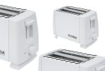 Φρυγανιέρα Floria ZLN1833 - 2 φέτες, 700W, 7 επίπεδα ψησίματος, κομψός σχεδιασμός, λευκό - Image 3