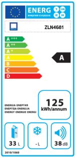 Ψυγείο κρασιών Zilan ZLN4681 - 12 φιάλες, 33L, ψηφιακός έλεγχος, Ενεργειακή Κλάση A++ - Image 7