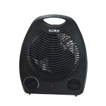 Αερόθερμο Floria ZLN6152 - 2000W, 2 βαθμίδες ισχύος, ρυθμιζόμενος θερμοστάτης, συμπαγής σχεδιασμός, μαύρο