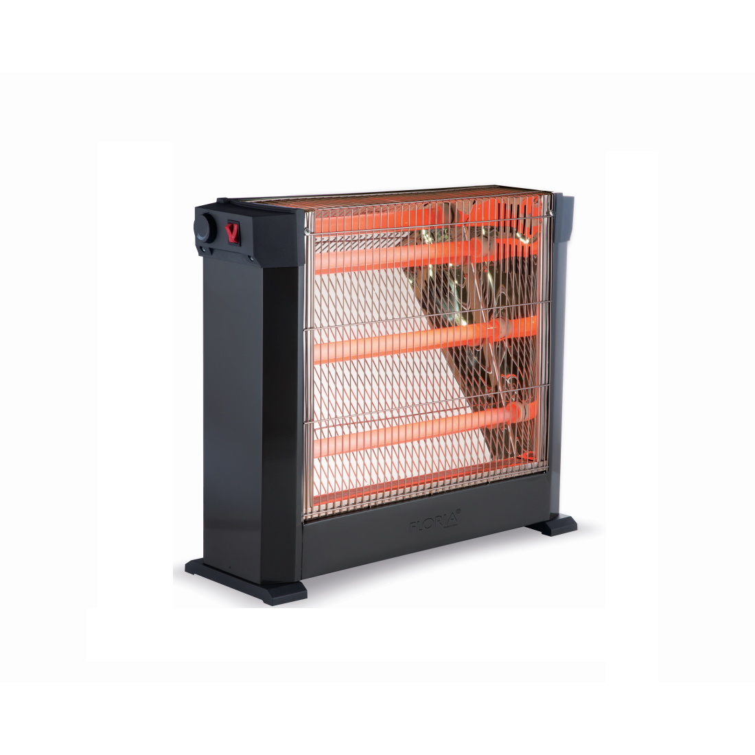1347-4717.jpg Θερμαντήρας υπερύθρων Floria ZLN6203, 2250W, στοιχείο Χαλαζία, προστασία ανατροπής, μαύρος - Image 1