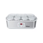 Συσκευή για γιαούρτι Zilan ZLN6104 - 8 γυάλινα βαζάκια, ψηφιακό χρονόμετρο 48h, ρυθμιζόμενος θερμοστάτης