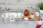 Συσκευή για γιαούρτι Zilan ZLN6104 - 8 γυάλινα βαζάκια, ψηφιακό χρονόμετρο 48h, ρυθμιζόμενος θερμοστάτης - Image 7