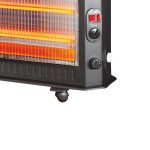 Ηλεκτρικός θερμοπομπός Zilan ZLN6838 2800W με αισθητήρα κίνησης και χρονοδιακόπτη - 5 αντιστάσεις, ρυθμιζόμενος θερμοστάτης - Image 2