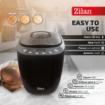 Μηχανή ψωμιού Zilan ZLN5213, 550W, 12 ψηφιακά προγράμματα, χωρητικότητα 900g, οθόνη LCD - Image 7