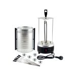 Κατακόρυφη ηλεκτρική σχάρα Zilan ZLN5565, 900W, αυτόματη περιστροφή, 5 ανοξείδωτες σούβλες, σώμα αλουμινίου - Image 12