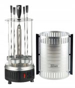 Κατακόρυφη ηλεκτρική σχάρα Zilan ZLN5565, 900W, αυτόματη περιστροφή, 5 ανοξείδωτες σούβλες, σώμα αλουμινίου - Image 7