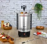 Κατακόρυφη ηλεκτρική σχάρα Zilan ZLN5565, 900W, αυτόματη περιστροφή, 5 ανοξείδωτες σούβλες, σώμα αλουμινίου - Image 5