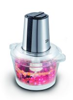 Ηλεκτρικός τεμαχιστής ZILAN ZLN-3888 - 300W, γυάλινο μπολ 1.6L, 4 λεπίδες inox, 2 ταχύτητες