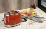 Ρετρό φρυγανιέρα Zilan ZLN7040, κόκκινο, 850W, 6 επίπεδα ψησίματος, λειτουργίες απόψυξης και αναθέρμανσης - Image 5