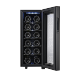 Ψυγείο κρασιών Zilan ZLN4682 - 12 φιάλες, 33 L, φωτισμός LED, θερμικός έλεγχος 12-18°C - Image 2