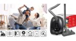 Ηλεκτρική σκούπα με σακούλα Zilan ZLN8471 1200W + κεφαλή Turbo - μεγάλη ισχύς αναρρόφησης, 5 φίλτρα, καλώδιο 5m - Image 7