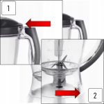 Μπλέντερ FLORIA ZLN3081 300W, χωρητικότητα 1,5L, 3 ταχύτητες + λειτουργία Pulse - λευκό - Image 4