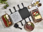 Ηλεκτρική σχάρα με Raclette Zilan ZLN8863 - πλάκα από πέτρα και αλουμίνιο, 1400W, 8 άτομα - Image 4