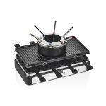 Πολυλειτουργική ηλεκτρική σχάρα Zilan ZLN8856 - 3 σε 1 Raclette, Grill Fondue, 1400W, 8 άτομα