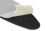 Σιδερώστρα Zilan ZLN9761 - ρυθμιζόμενο ύψος 66-93cm, επιφάνεια 133 x 36 cm με θήκη σίδερου - Image 4