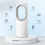 Ανεμιστήρας χωρίς πτερύγια Zilan ZLN1078 - 50W, χρονοδιακόπτης 15H, τηλεχειριστήριο, 3 ταχύτητες + έλεγχος αφής - Image 3
