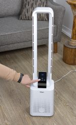 Ανεμιστήρας πύργος Zilan ZLN1085 - χωρίς πτερύγια, 12 ταχύτητες, χρονοδιακόπτης 15h, τηλεχειριστήριο, οθόνη LED αφής, 50W - Image 7
