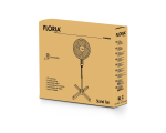 Ανεμιστήρας με βάση Floria ZLN-0996 - 3 ταχύτητες, ρυθμιζόμενο ύψος, περιστροφή 360°, 40W - Image 3