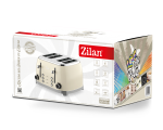 Ρετρό φρυγανιέρα Zilan ZLN1214 - 4 φέτες, 1500W, 6 επίπεδα ψησίματος, λειτουργίες απόψυξης και αναθέρμανσης - Image 9