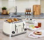 Ρετρό φρυγανιέρα Zilan ZLN1214 - 4 φέτες, 1500W, 6 επίπεδα ψησίματος, λειτουργίες απόψυξης και αναθέρμανσης - Image 10