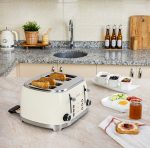 Ρετρό φρυγανιέρα Zilan ZLN1214 - 4 φέτες, 1500W, 6 επίπεδα ψησίματος, λειτουργίες απόψυξης και αναθέρμανσης - Image 7
