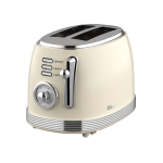 Ρετρό φρυγανιέρα Zilan ZLN1191, 2 φέτες, 850W, 6 επίπεδα, χρονόμετρο, απόψυξη