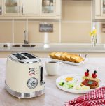 Ρετρό φρυγανιέρα Zilan ZLN1191, 2 φέτες, 850W, 6 επίπεδα, χρονόμετρο, απόψυξη - Image 6