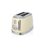Ρετρό φρυγανιέρα Zilan ZLN1191, 2 φέτες, 850W, 6 επίπεδα, χρονόμετρο, απόψυξη - Image 4