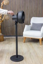 Ανεμιστήρας με βάση Zilan ZLN2556 - 65W, 3 ταχύτητες, ρυθμιζόμενο ύψος, περιστροφή 360° - Image 8