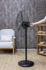 Βιομηχανικός ανεμιστήρας Zilan ZLN2549 - 130W, διάμετρος 68cm, βάση/ τοίχος, 3 ταχύτητες + περιστροφή - Image 5