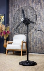Βιομηχανικός ανεμιστήρας Zilan ZLN2549 - 130W, διάμετρος 68cm, βάση/ τοίχος, 3 ταχύτητες + περιστροφή - Image 7