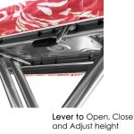 Σιδερώστρα Zilan ZLN2258 - Ρυθμιζόμενο Ύψος 112x37cm με Ενσωματωμένη Πρίζα - Image 7
