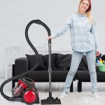 Ηλεκτρική Σκούπα χωρίς σακούλα FLORIA ZLN-3451, 700W, Κυκλωνική Διήθηση, Φίλτρο HEPA 13, 2.5L, Κόκκινο-Μαύρο - Image 6