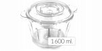 Ηλεκτρικός τεμαχιστής ZILAN ZLN-3888 - 300W, γυάλινο μπολ 1.6L, 4 λεπίδες inox, 2 ταχύτητες - Image 9