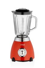 Ρετρό μπλέντερ Zilan ZLN7057 Κόκκινο - 1.5L, 500W, ατσάλινες λεπίδες, vintage σχεδιασμός