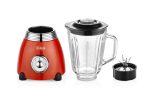 Ρετρό μπλέντερ Zilan ZLN7057 Κόκκινο - 1.5L, 500W, ατσάλινες λεπίδες, vintage σχεδιασμός - Image 2
