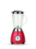Ρετρό μπλέντερ Zilan ZLN7057 Κόκκινο - 1.5L, 500W, ατσάλινες λεπίδες, vintage σχεδιασμός - Image 6